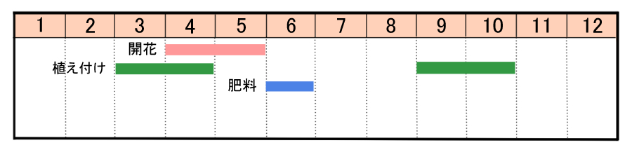 栽培カレンダー