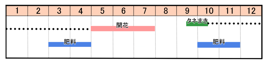 栽培カレンダー