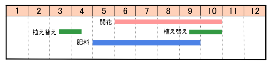 栽培カレンダー