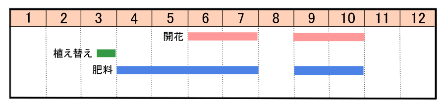 栽培カレンダー