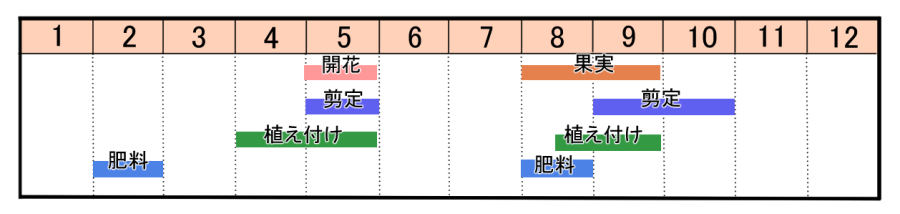 栽培カレンダー