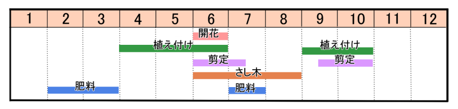 栽培カレンダー