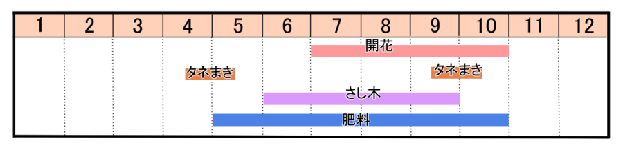 栽培カレンダー