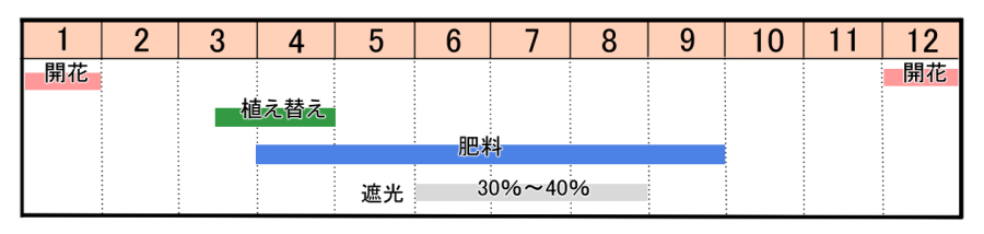 栽培カレンダー