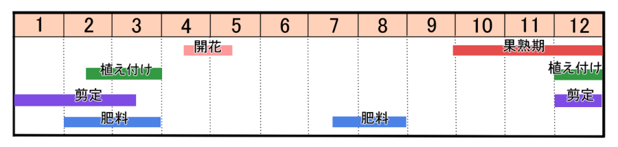 栽培カレンダー