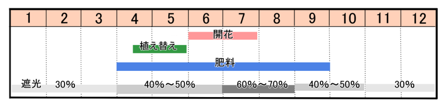 栽培カレンダー