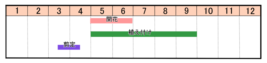 栽培カレンダー