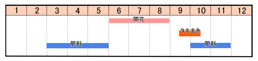 栽培カレンダー