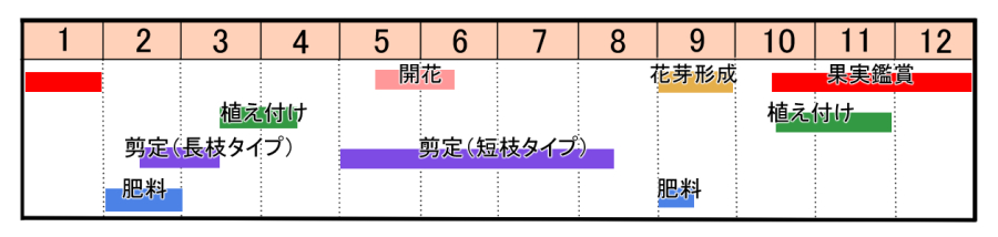 栽培カレンダー