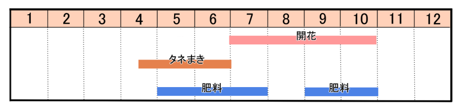 栽培カレンダー