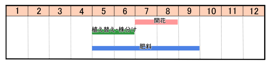 栽培カレンダー