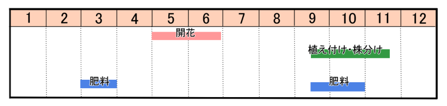 栽培カレンダー