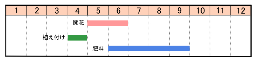 栽培カレンダー