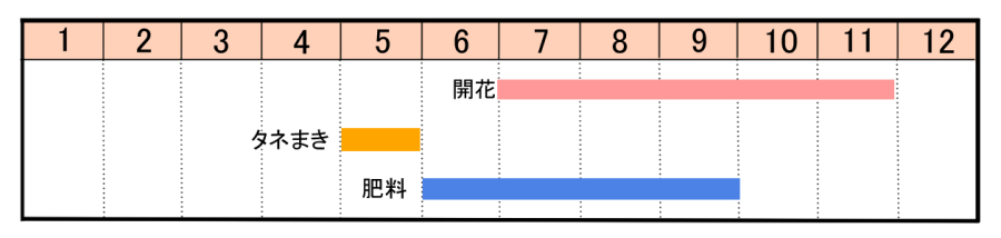 栽培カレンダー