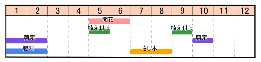 栽培カレンダー