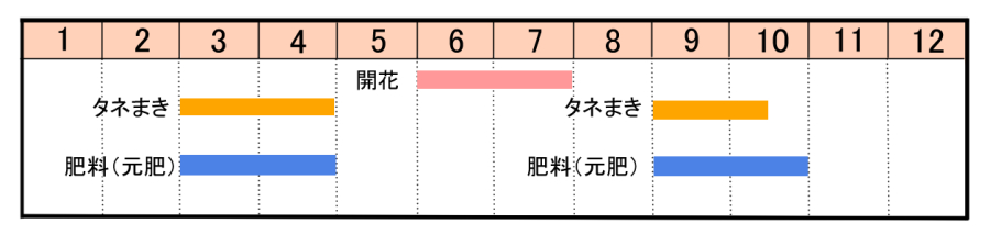 栽培カレンダー