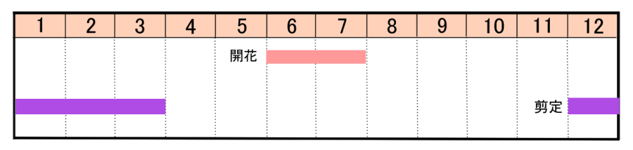 栽培カレンダー