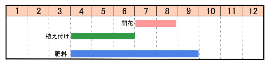 栽培カレンダー