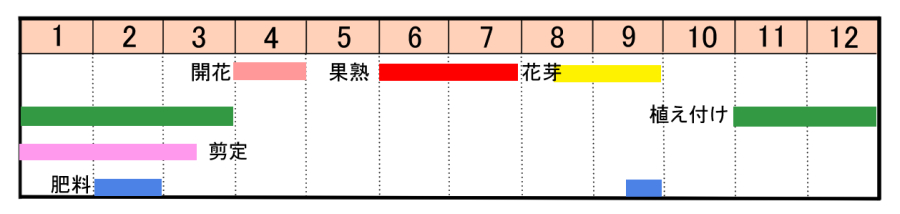 栽培カレンダー