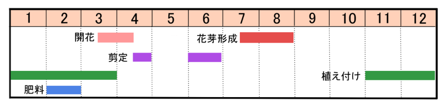 栽培カレンダー