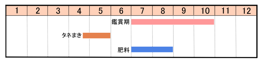 栽培カレンダー