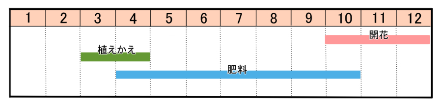 栽培カレンダー